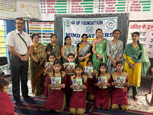 गो अप फाउंडेशन का माइंड मैटर्स कार्यक्रम, छात्राओं को दी मानसिक स्वास्थ्य की जानकारी